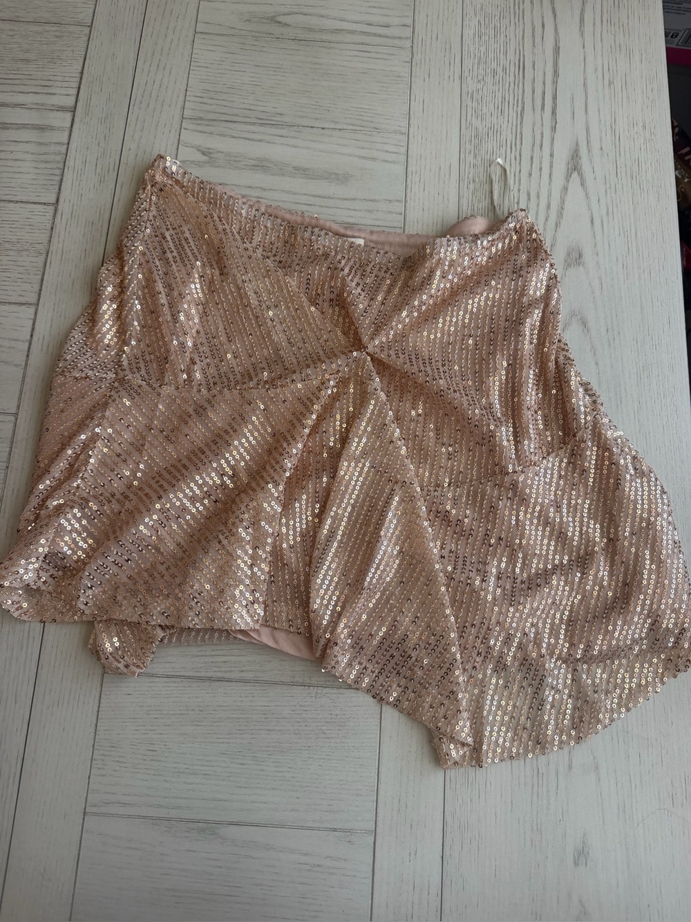 Sequin  Gold Women's Party Skirt